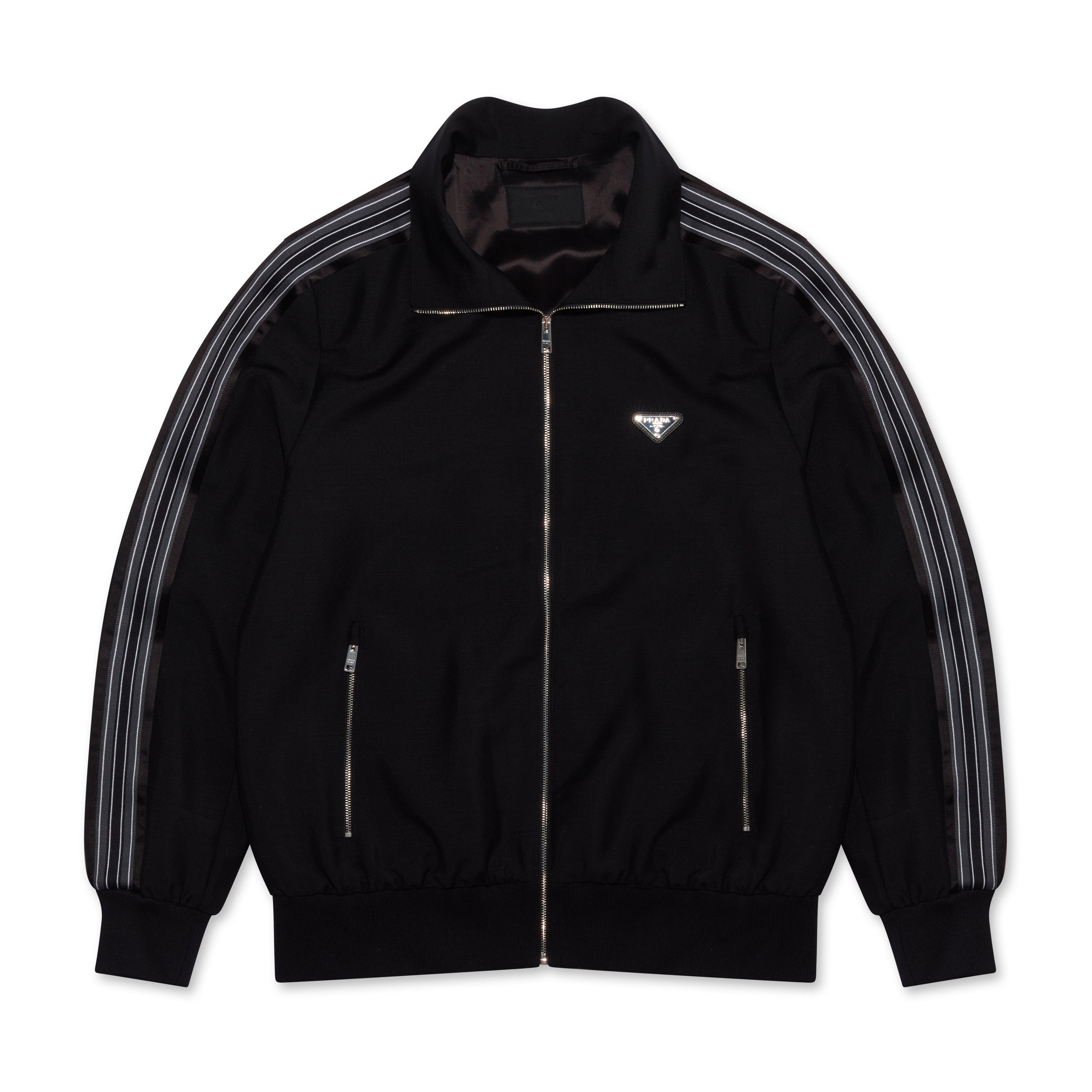 Prada - Men’s Zip Up Jacket - (Black) by PRADA