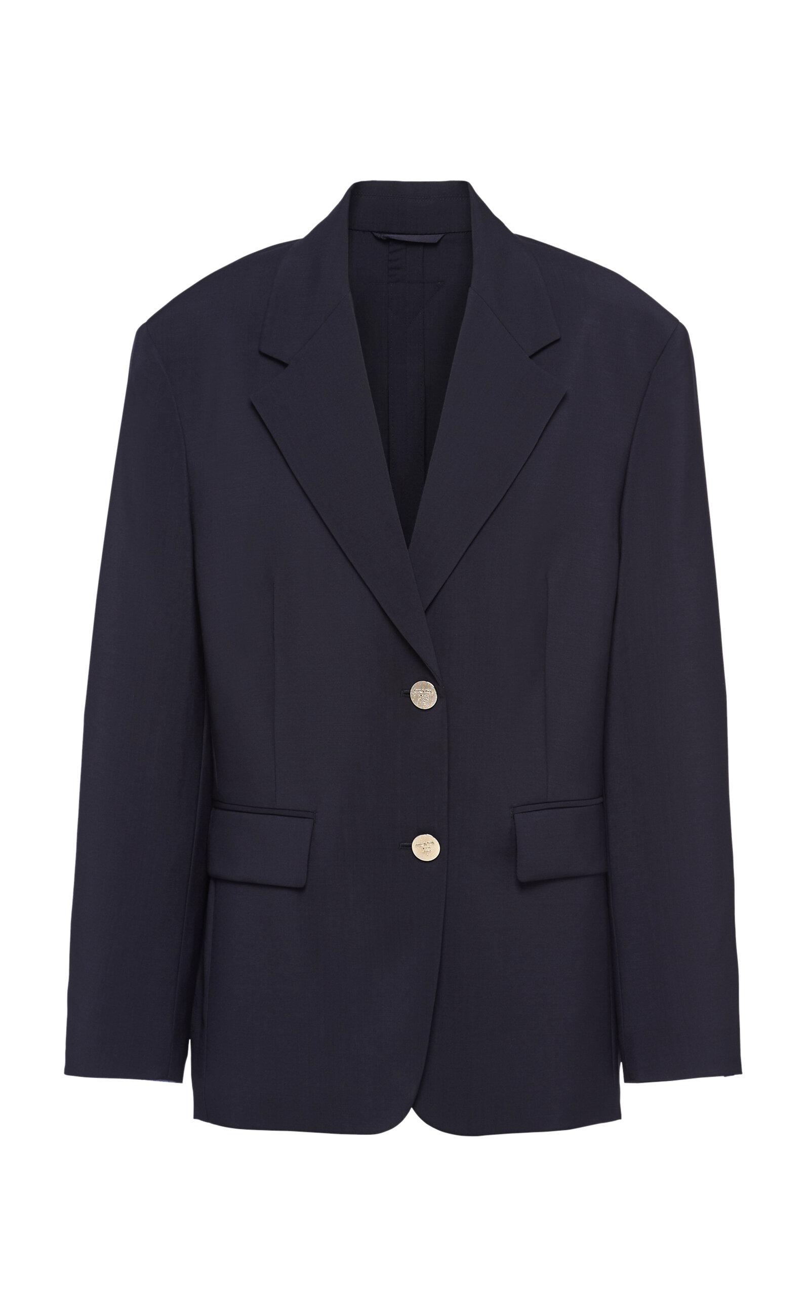 Prada Mohair and Silk Blazer Jacket - Moda Operandi by PRADA