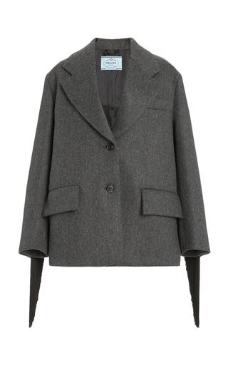Prada Oversized Single-Breasted Wool Jacket - Moda Operandi by PRADA