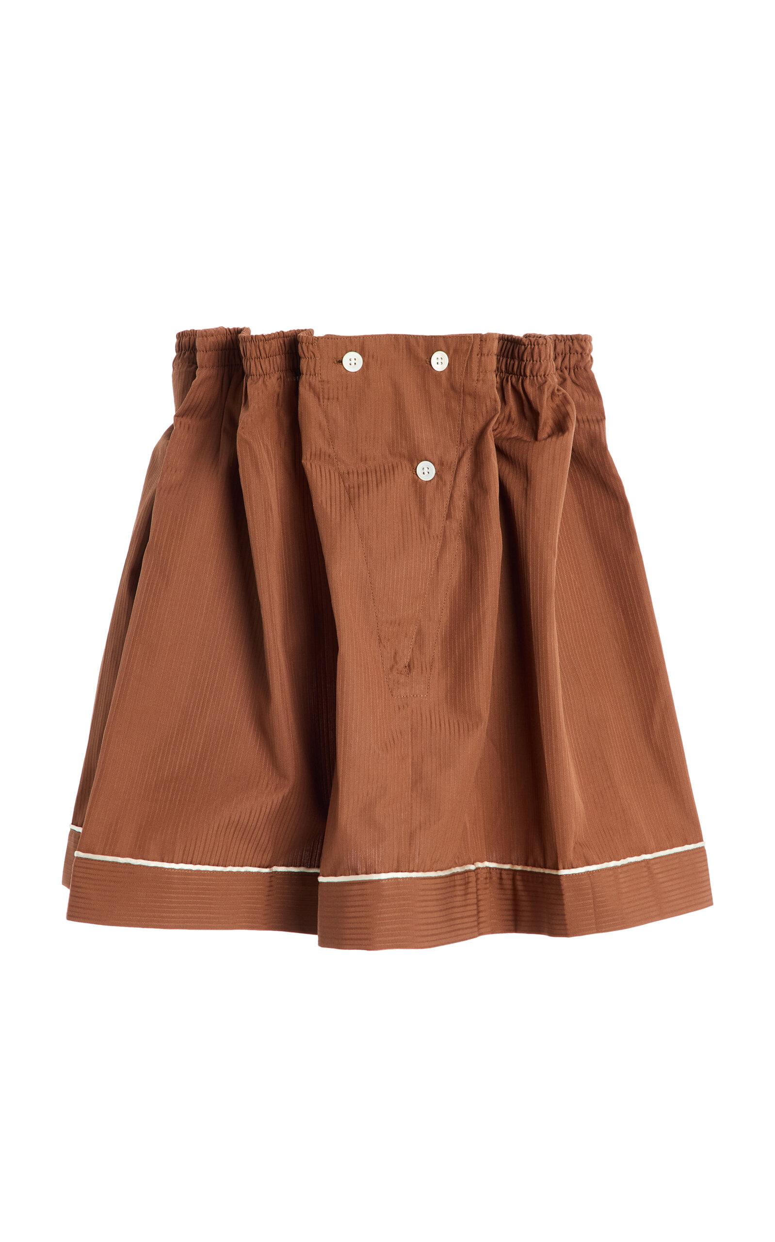 Prada PJ Cotton Skirt - Moda Operandi by PRADA