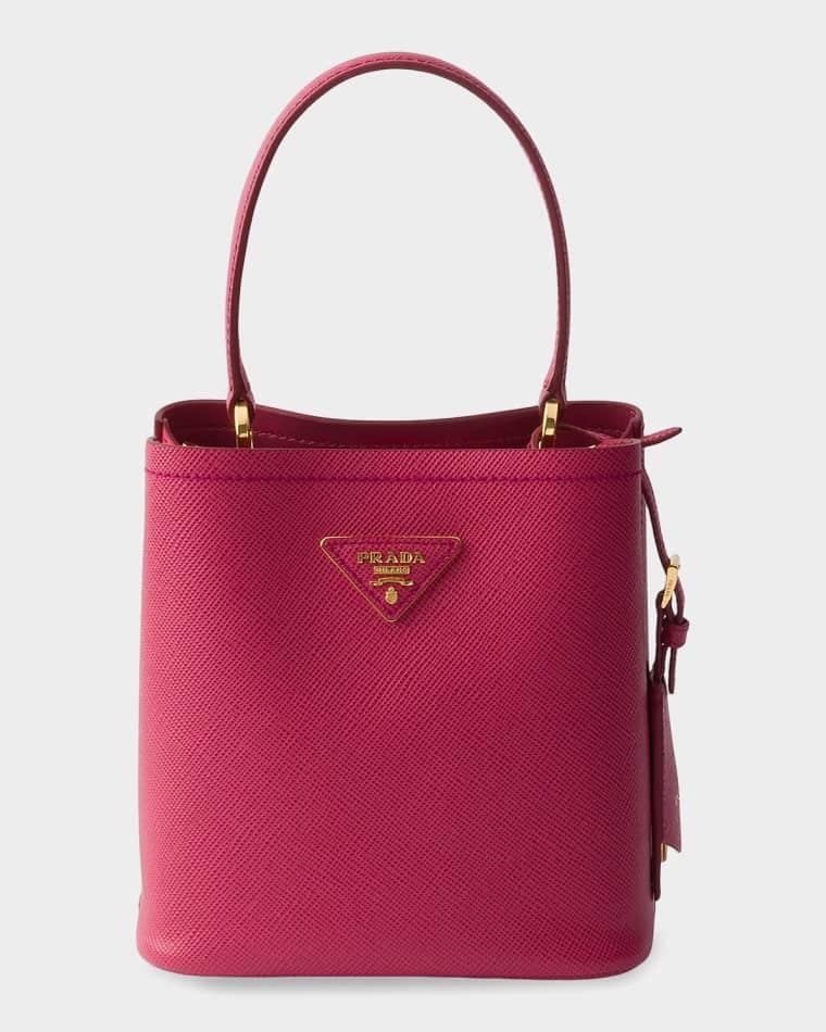 Prada Panier Mini Saffiano Leather Bag by PRADA