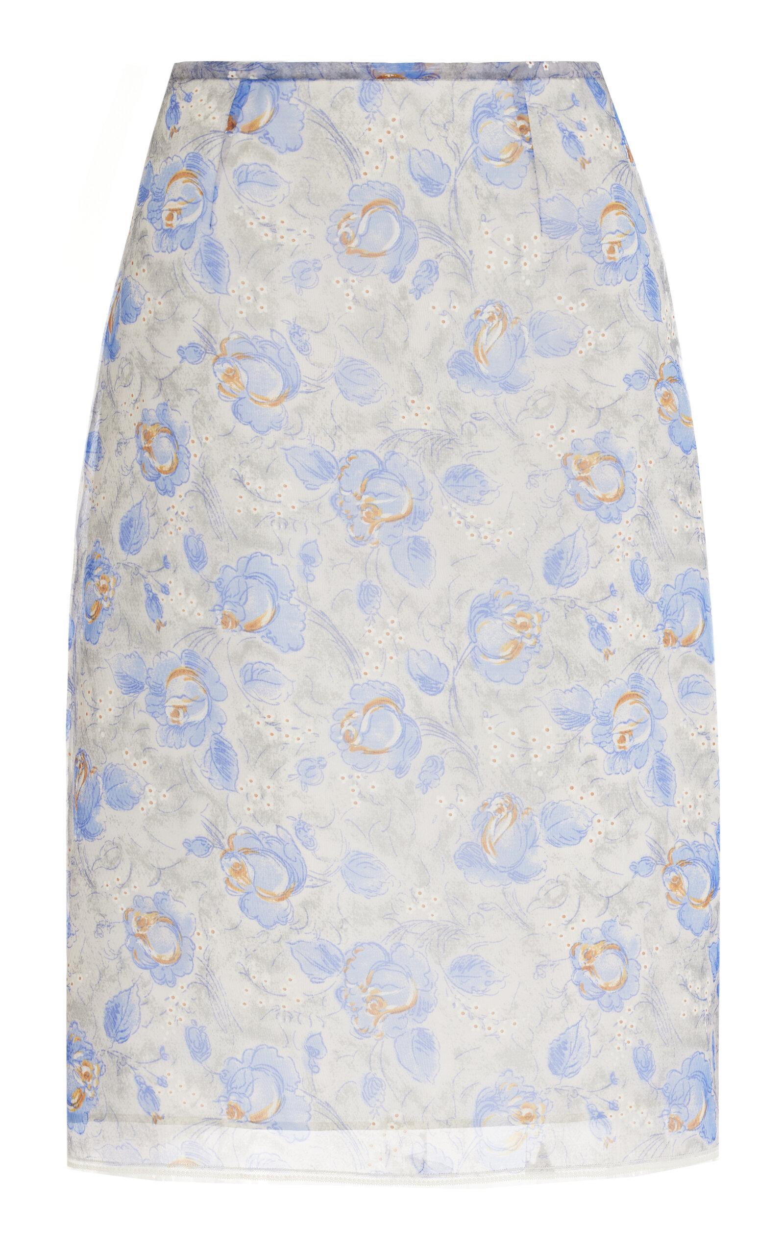Prada Peony Nylon Skirt - Moda Operandi by PRADA