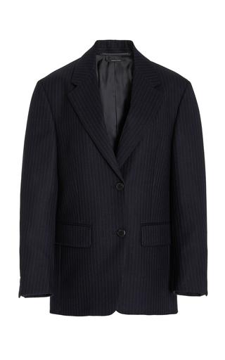 Prada Pinstriped Wool Blazer - Moda Operandi by PRADA