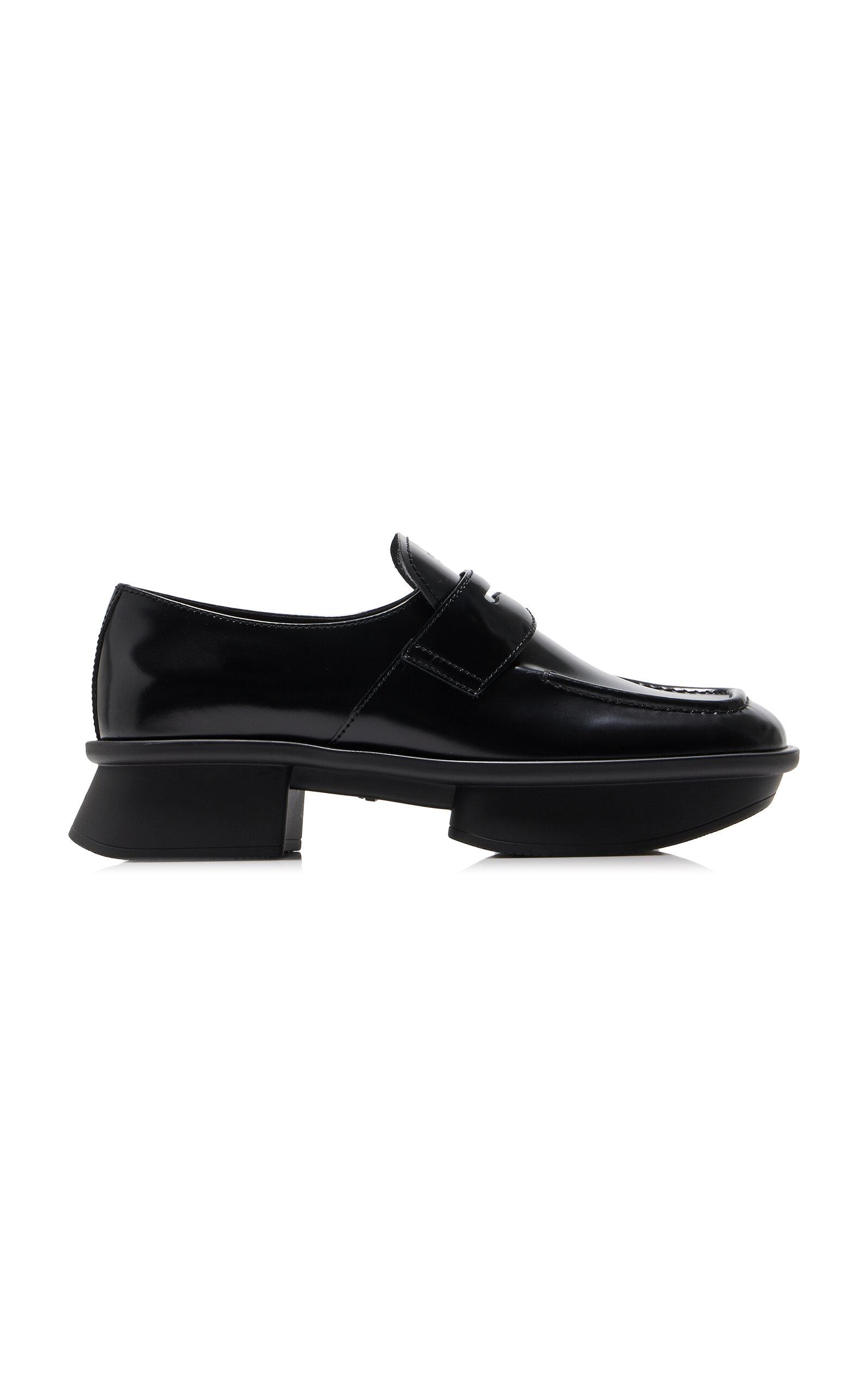 Prada Re-Edition 1999 Equal Leather Loafers - Moda Operandi by PRADA