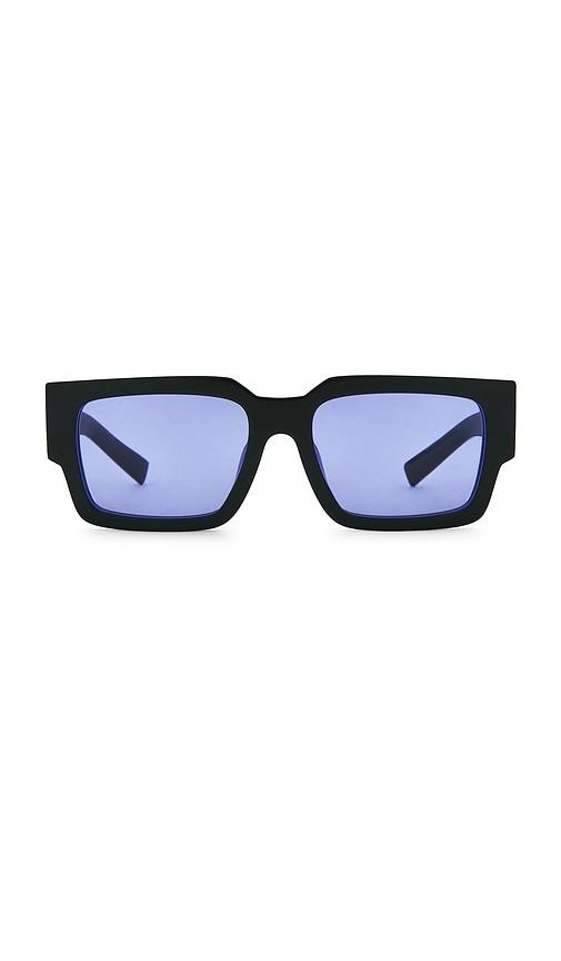 Prada Rectangular Sunglasses in Black by PRADA