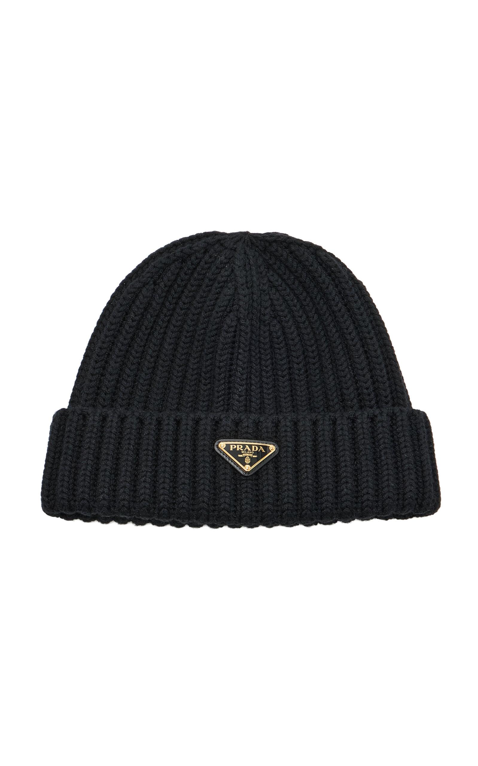 Prada Ribbed-Knit Beanie - Moda Operandi by PRADA