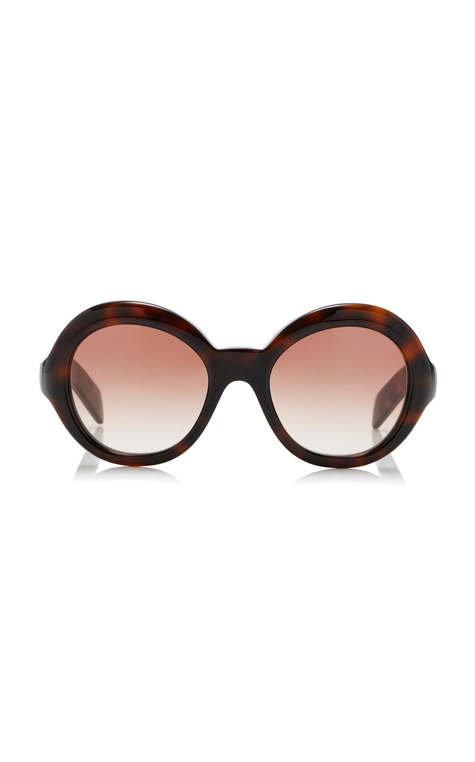 Prada Round-Frame Acetate Sunglasses - Moda Operandi by PRADA