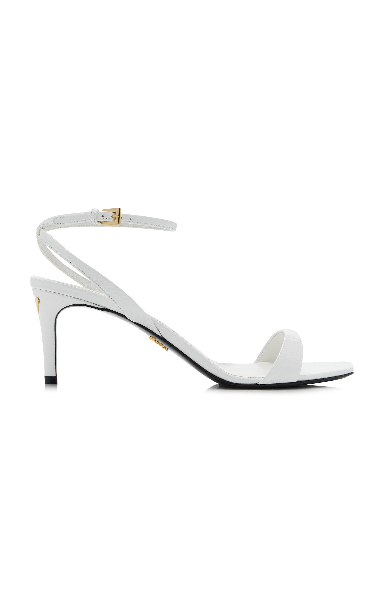Prada Saffiano Leather Sandals - Moda Operandi by PRADA