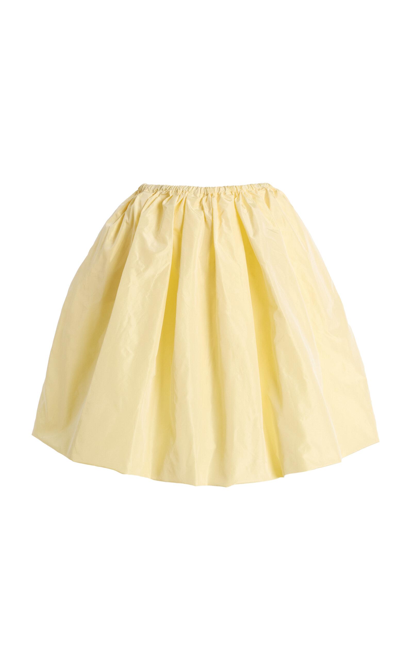 Prada Silk Taffeta Midi Skirt - Moda Operandi by PRADA