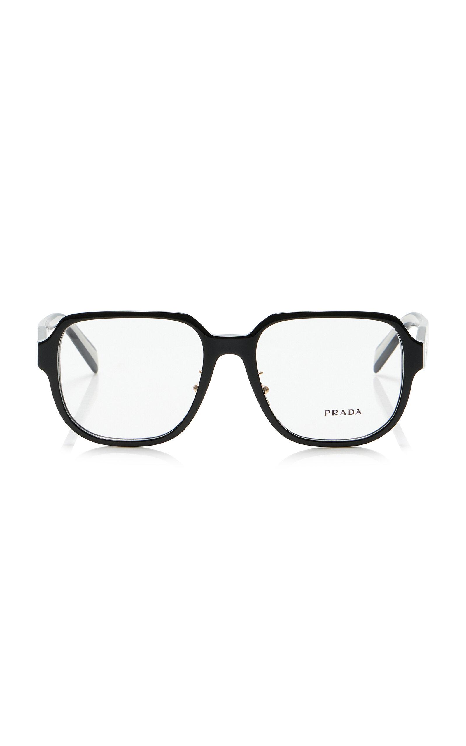 Prada Square-Frame Acetate Glasses - Moda Operandi by PRADA