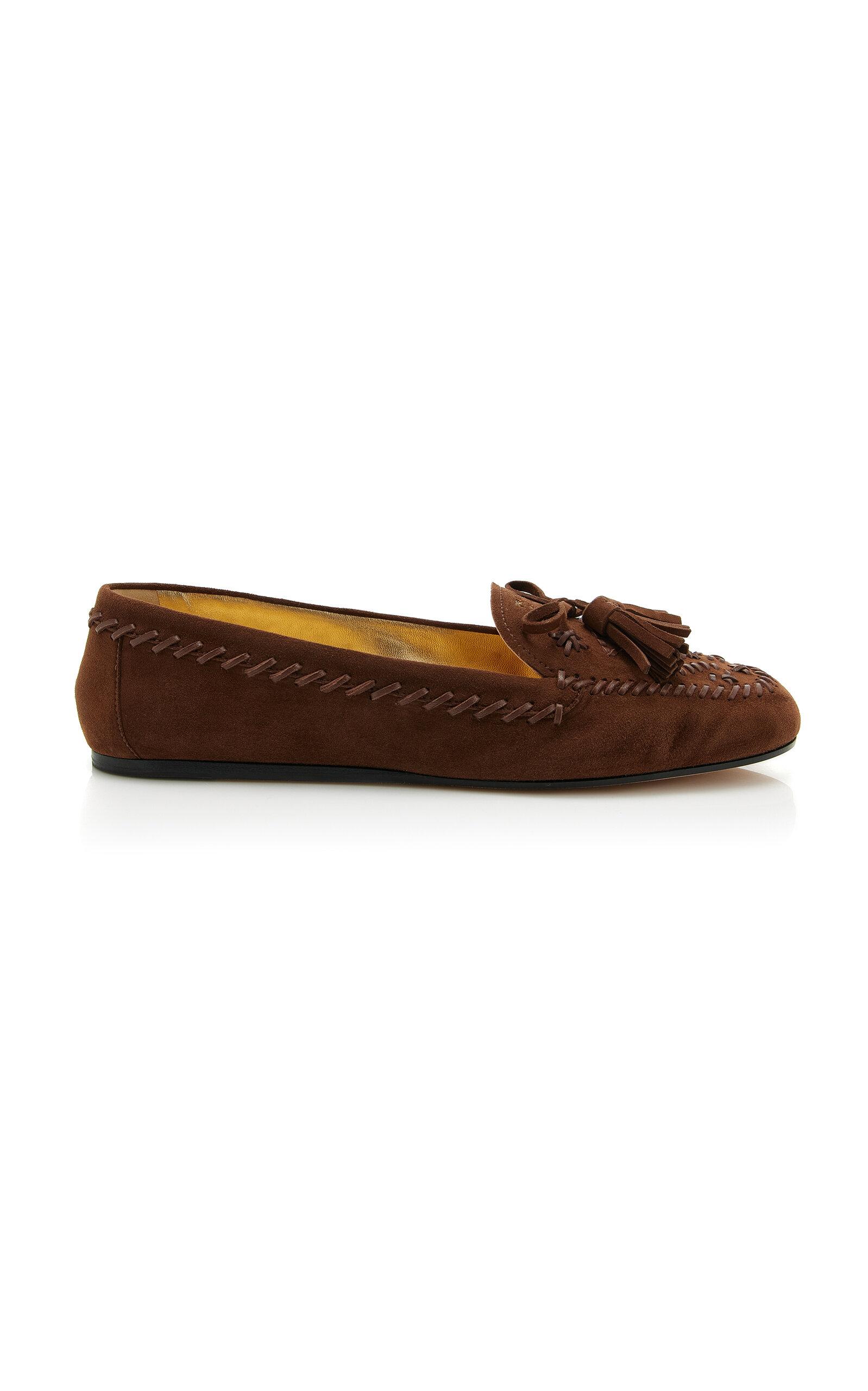 Prada Suede Moccasins - Moda Operandi by PRADA