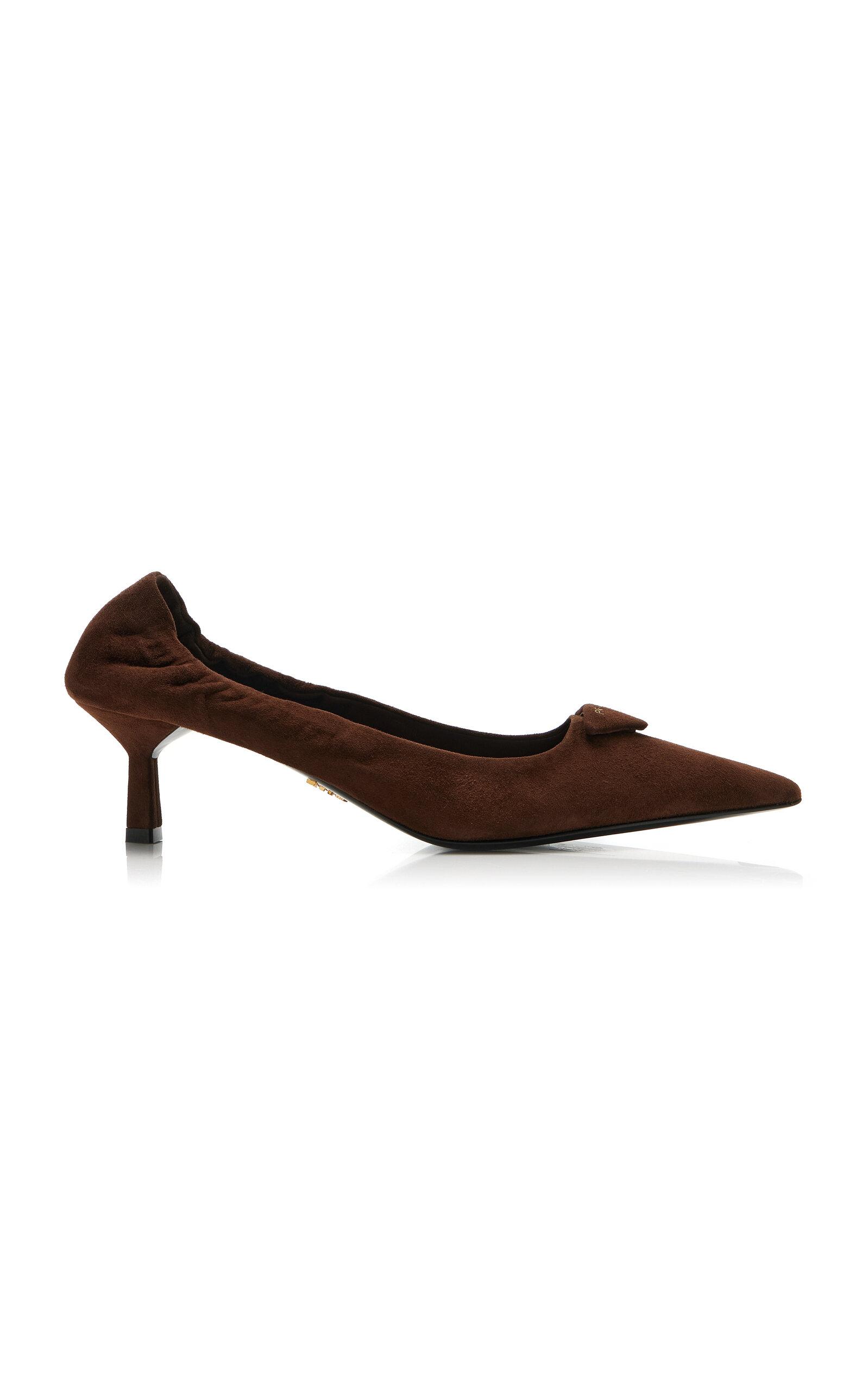 Prada Suede Pumps - Moda Operandi by PRADA