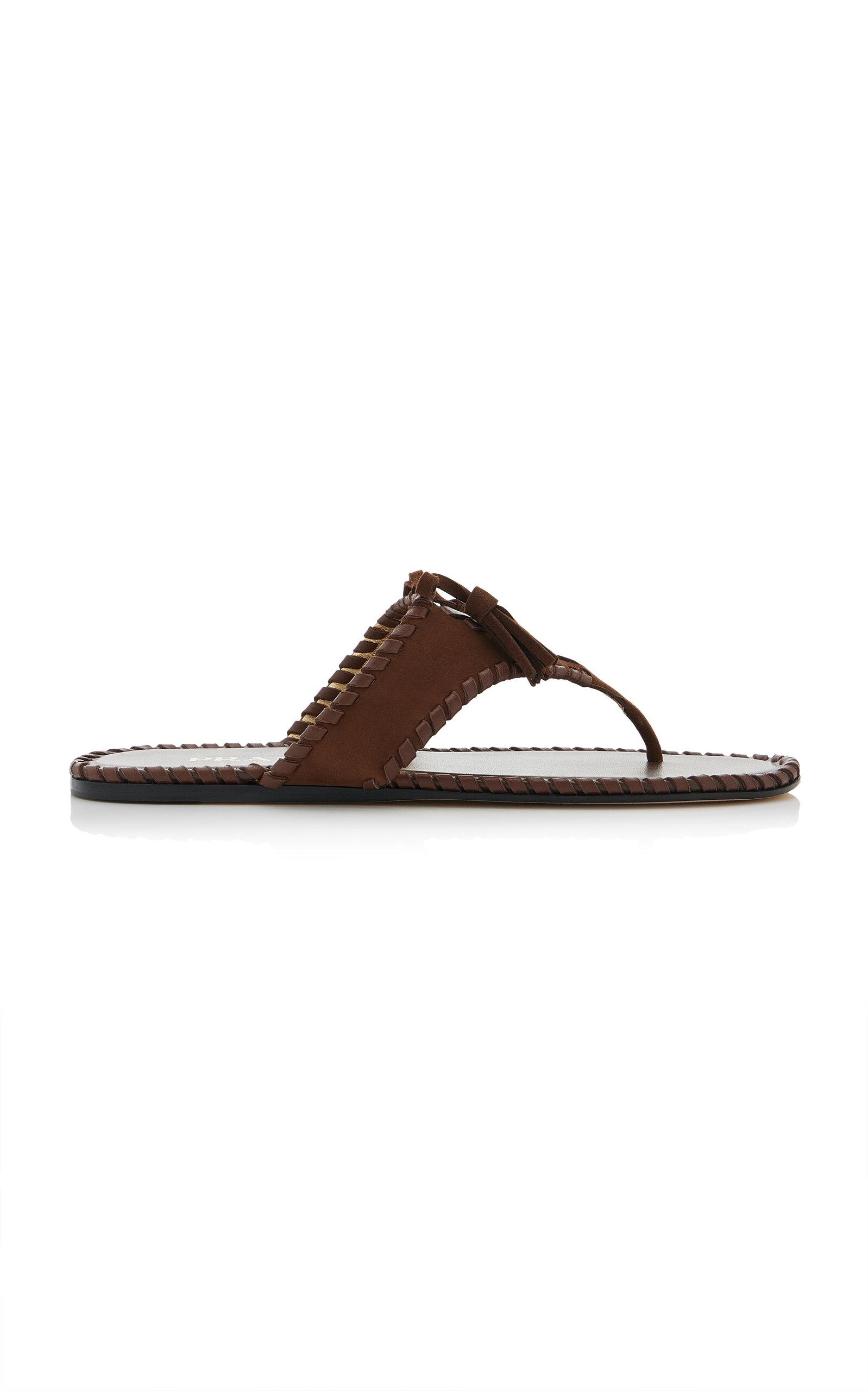 Prada Suede Sandals - Moda Operandi by PRADA
