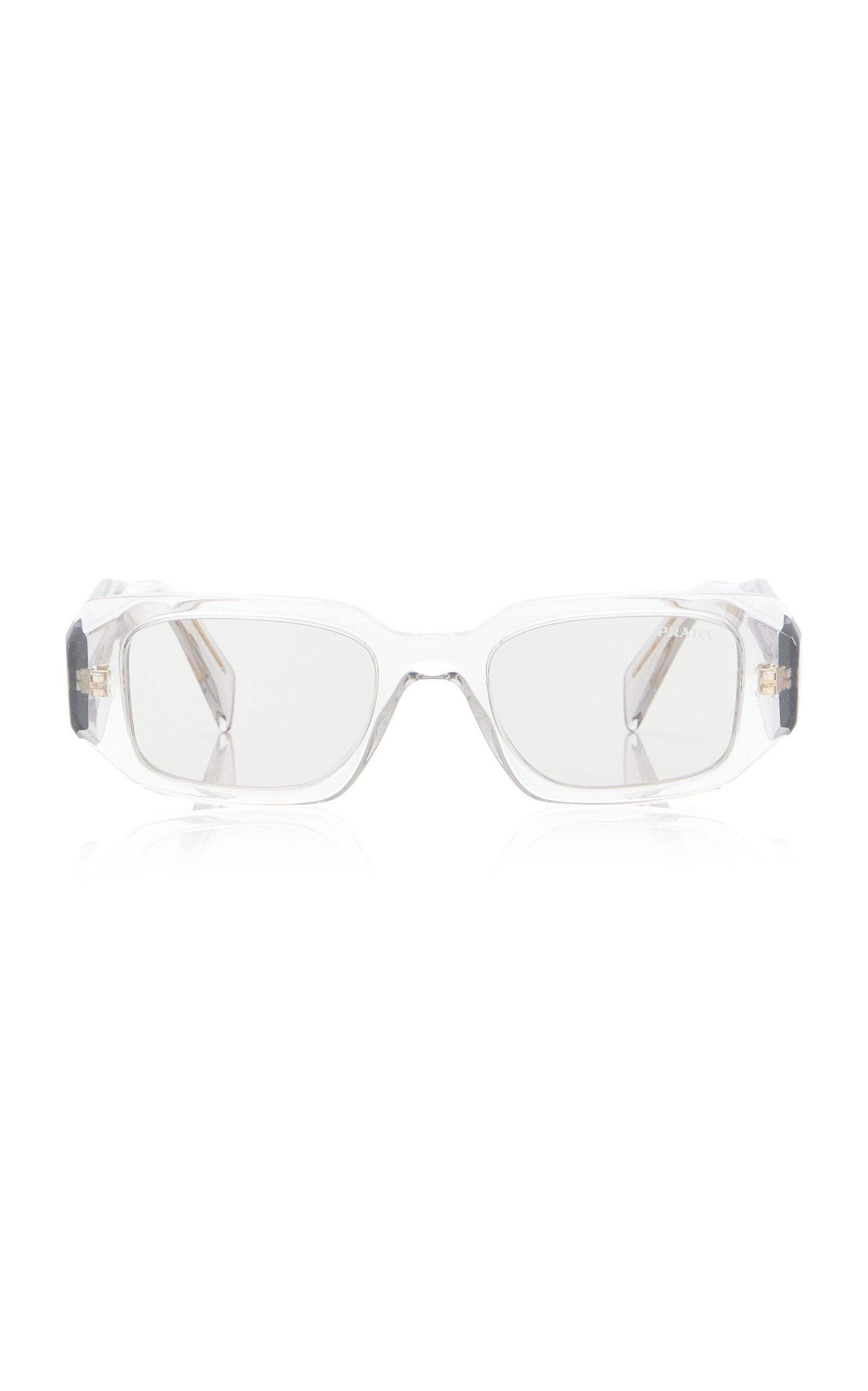 Prada Symbole Square-Frame Acetate Sunglasses - Moda Operandi by PRADA