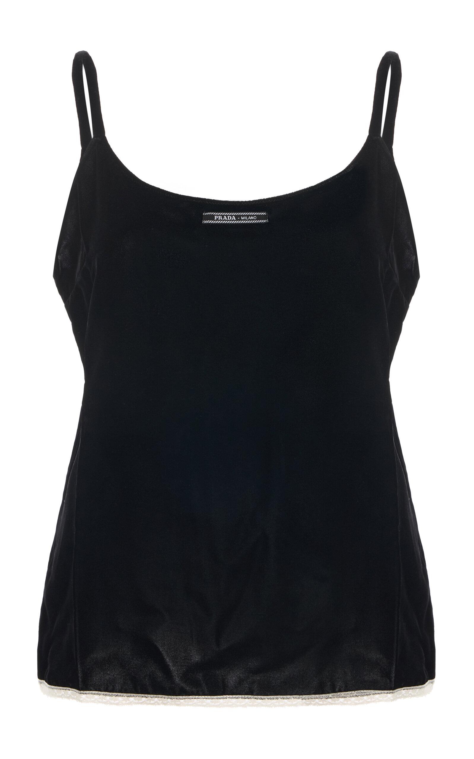 Prada Velvet Cami Top - Moda Operandi by PRADA