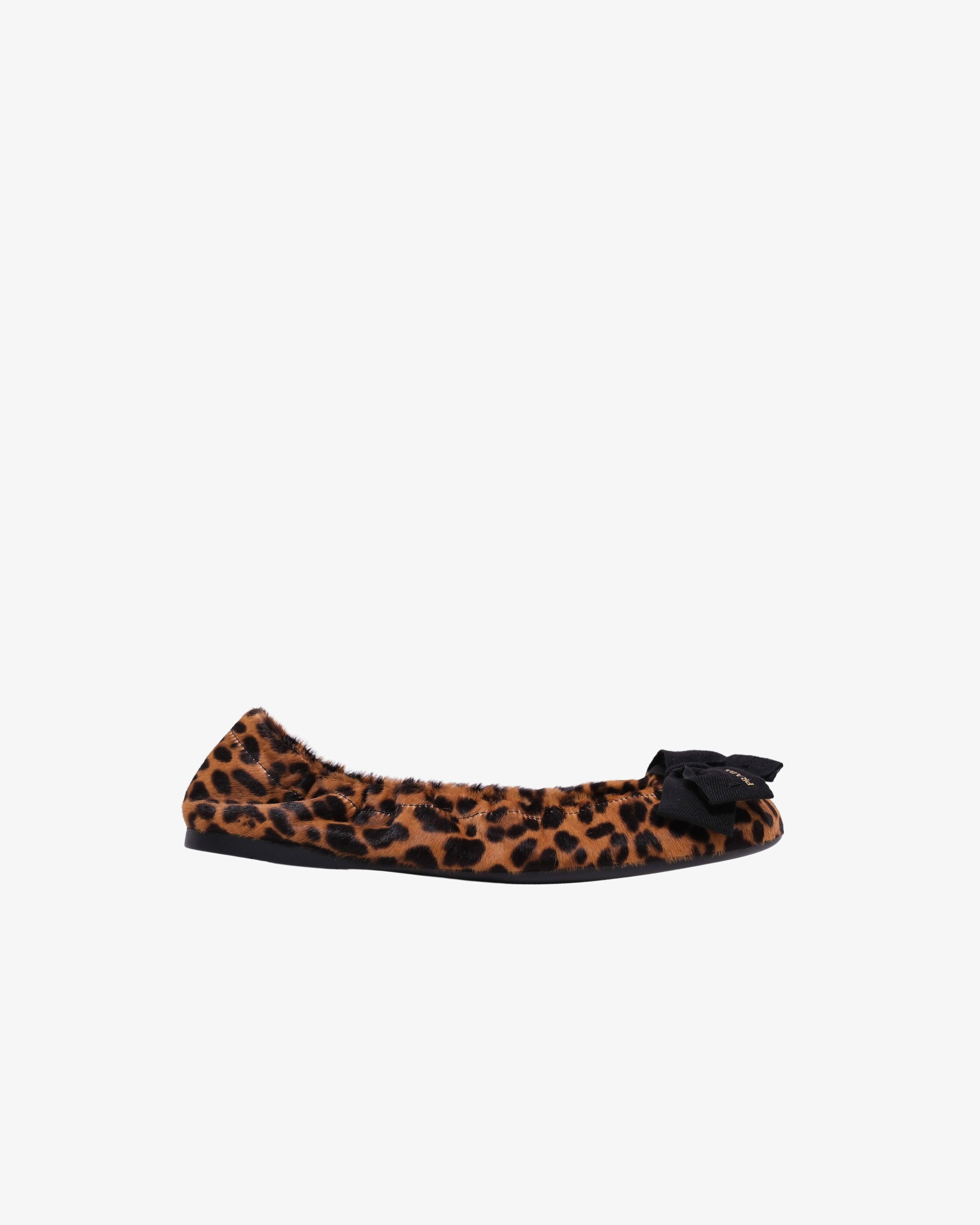 Prada - Women's Ballerine - (Animal Print) by PRADA