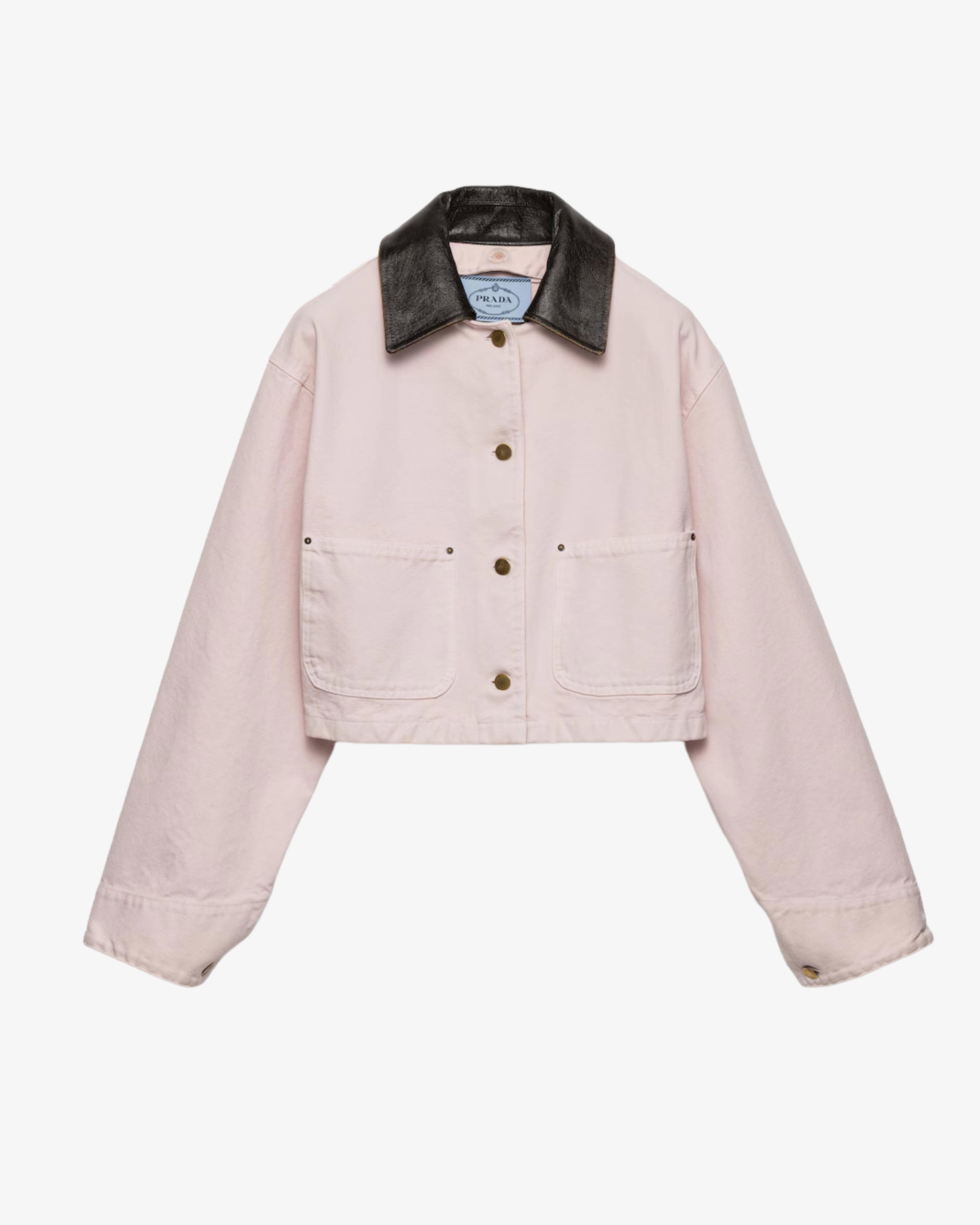 Prada - Women's Canvas Old Jacket - (Pink) by PRADA