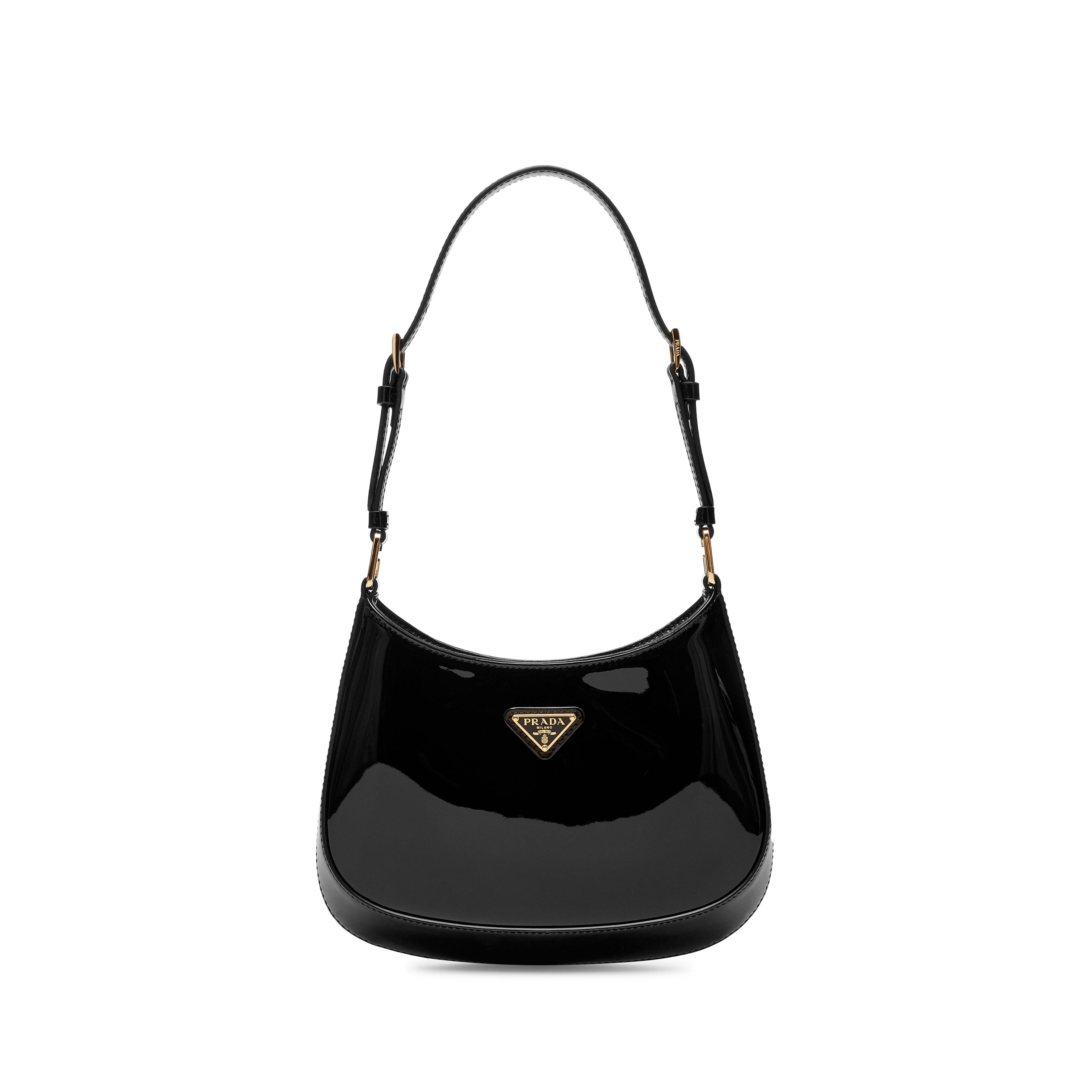 Prada - Women's Cleo Patent Leather Bag - (Black) by PRADA