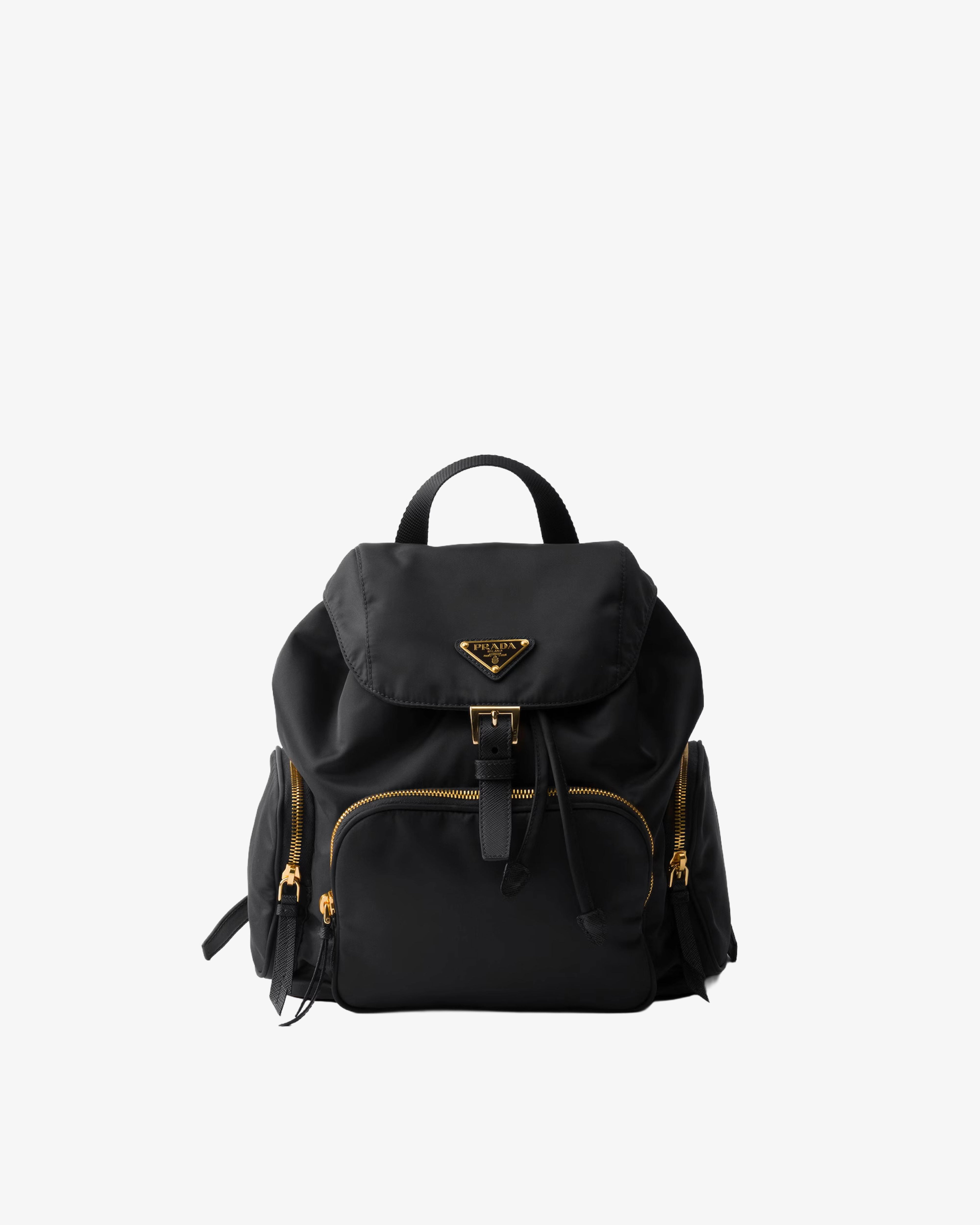 Prada - Women's Fabric Backpack - (Black) by PRADA