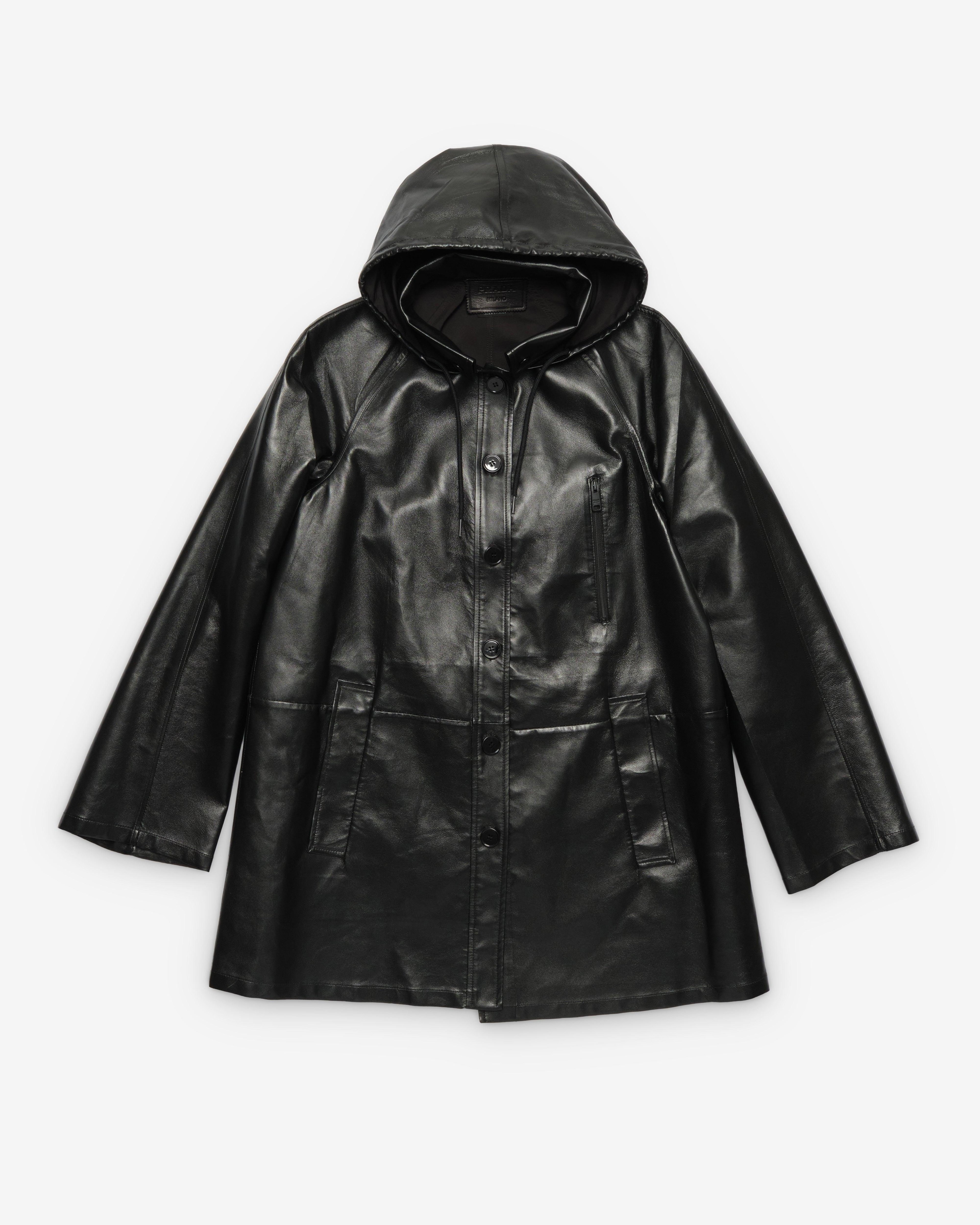 Prada - Women's Leather Caban - (Black) by PRADA