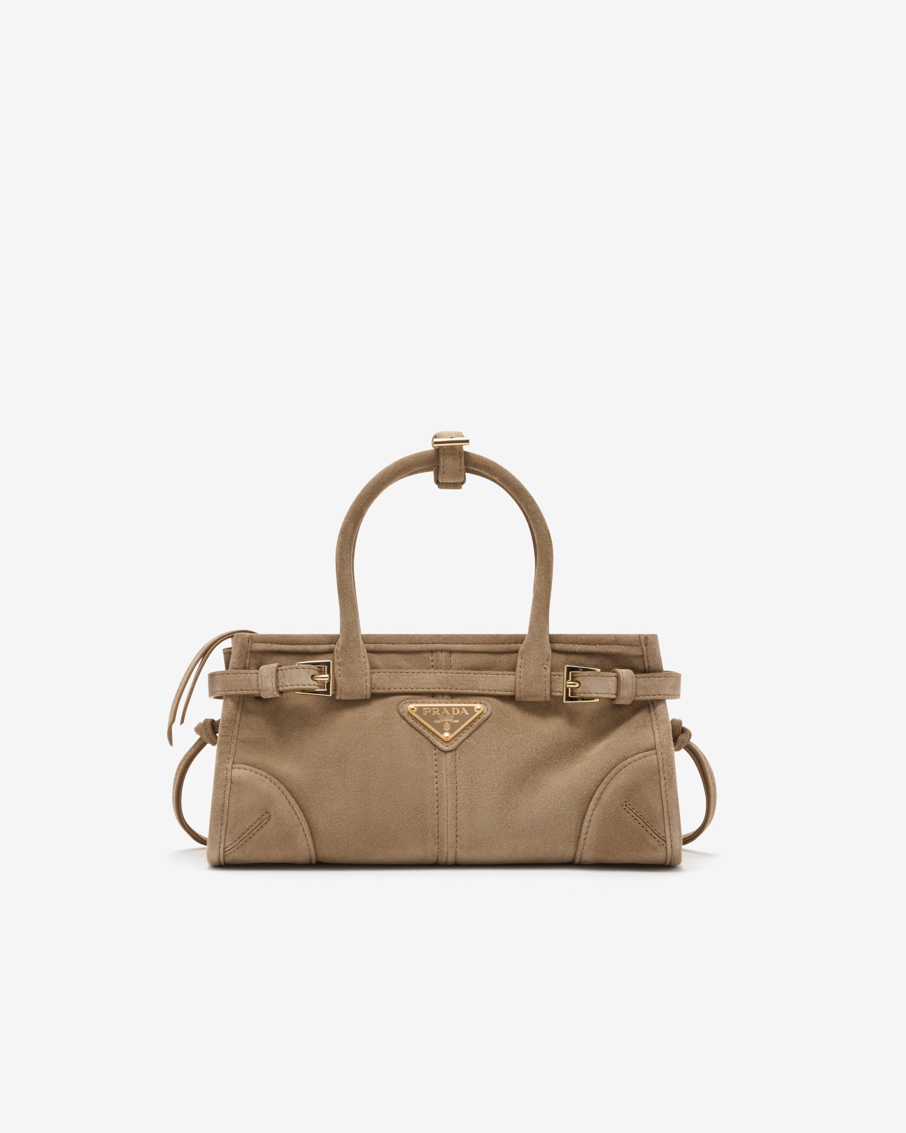Prada - Women's Mini Bonnie Handbag - (Cameo) by PRADA