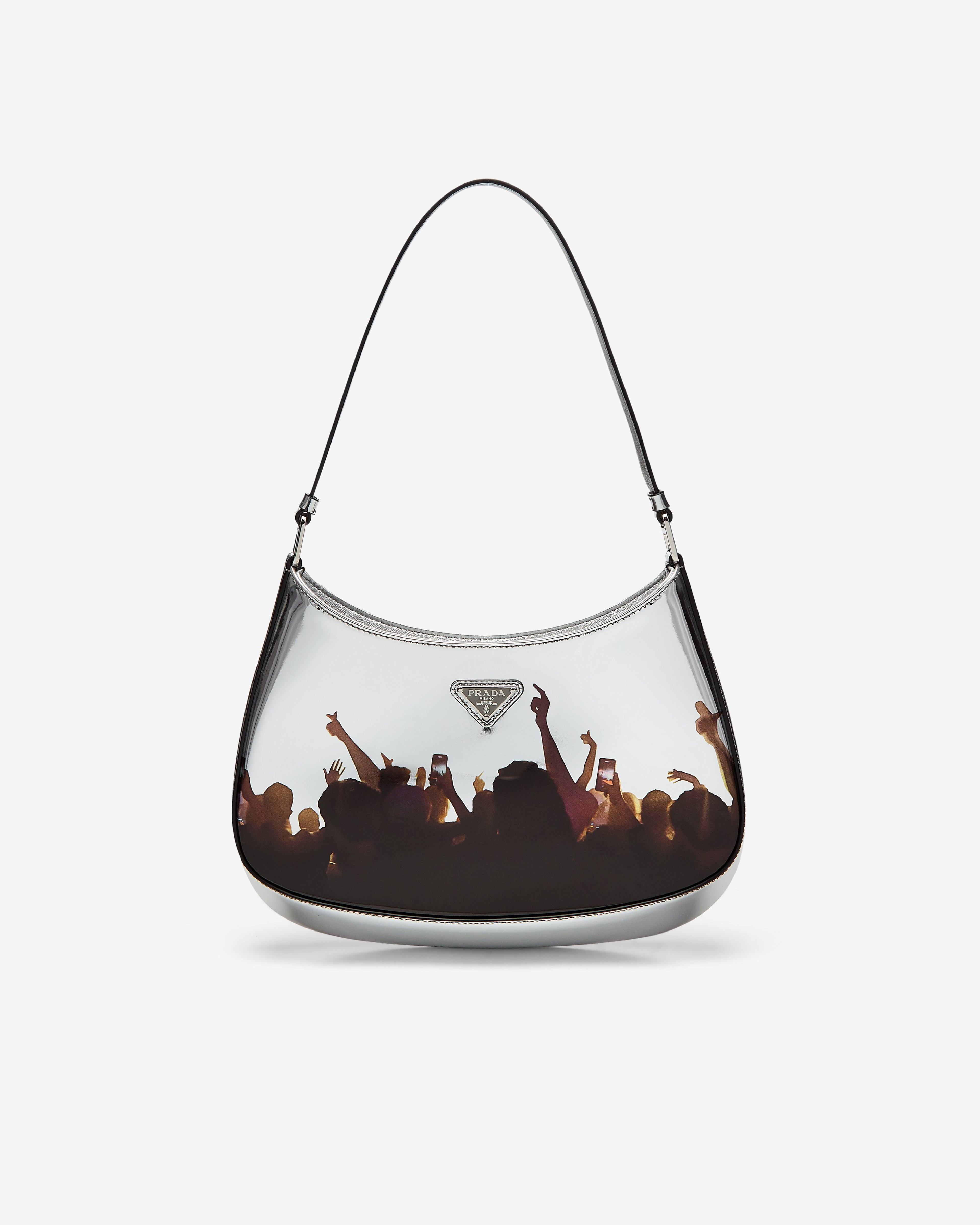 Prada - Women's Printed Cleo Bag - (Silver) by PRADA