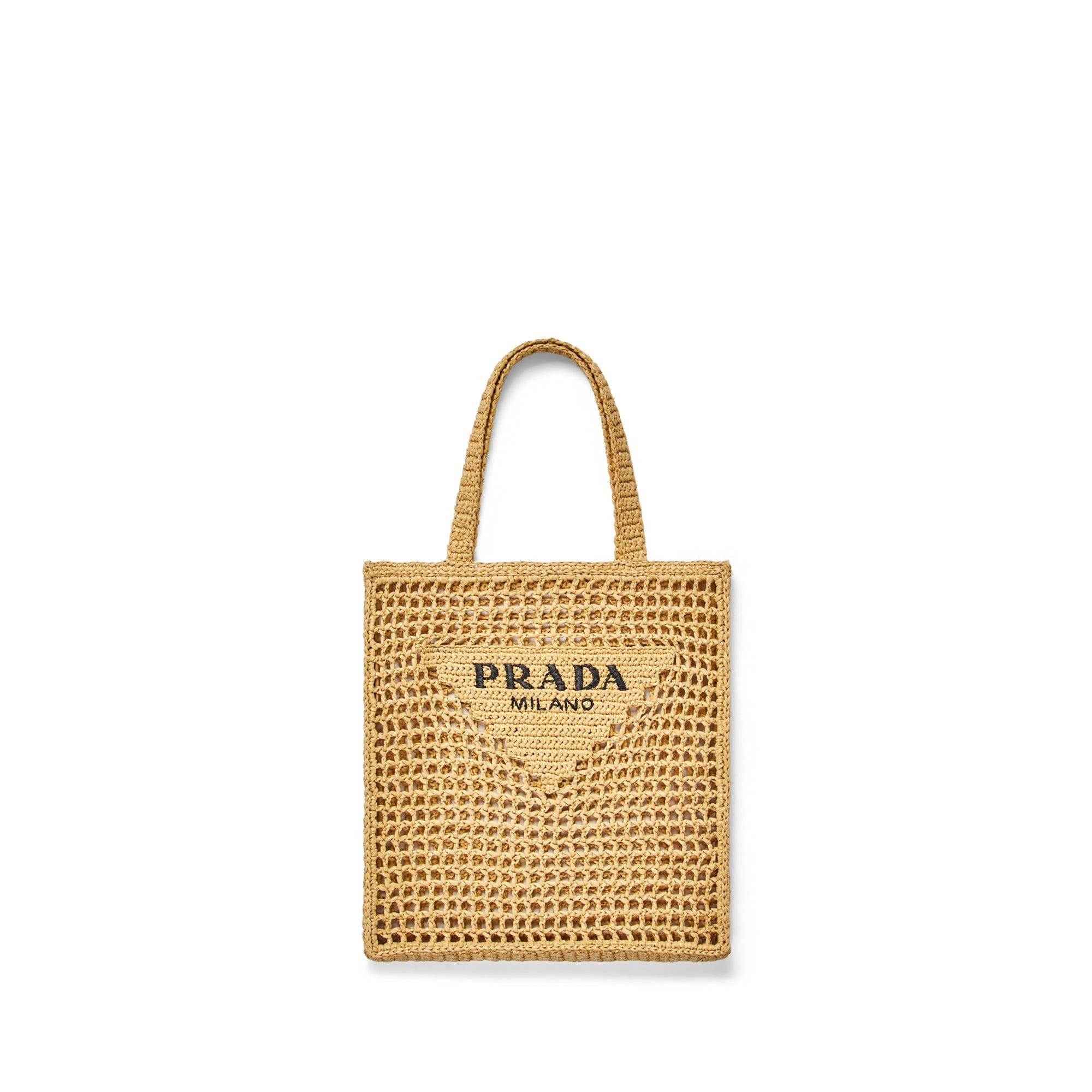 Prada - Women’s Raffia Tote Bag - (Natural) by PRADA