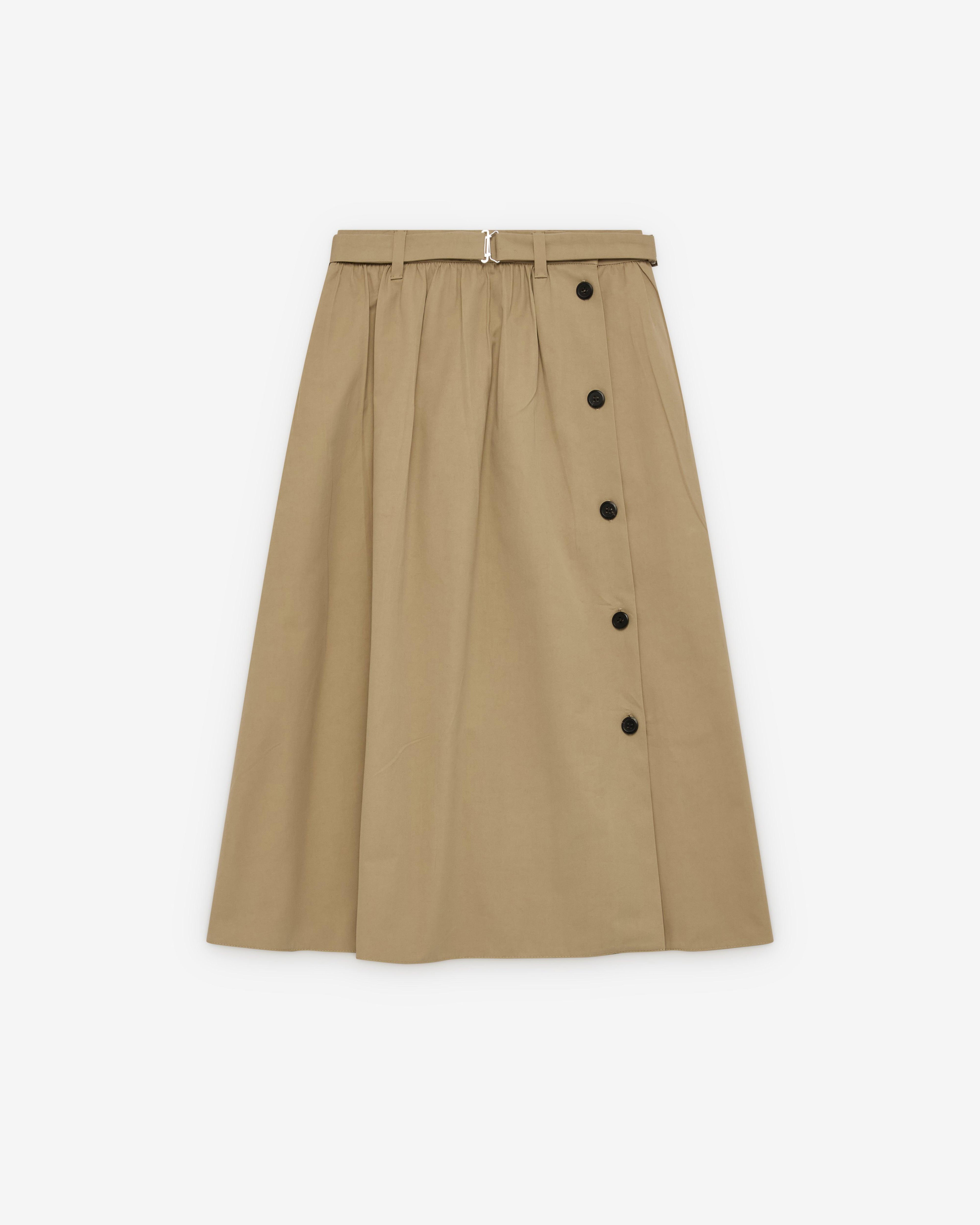 Prada - Women's Skirt With Belt - (Beige) by PRADA