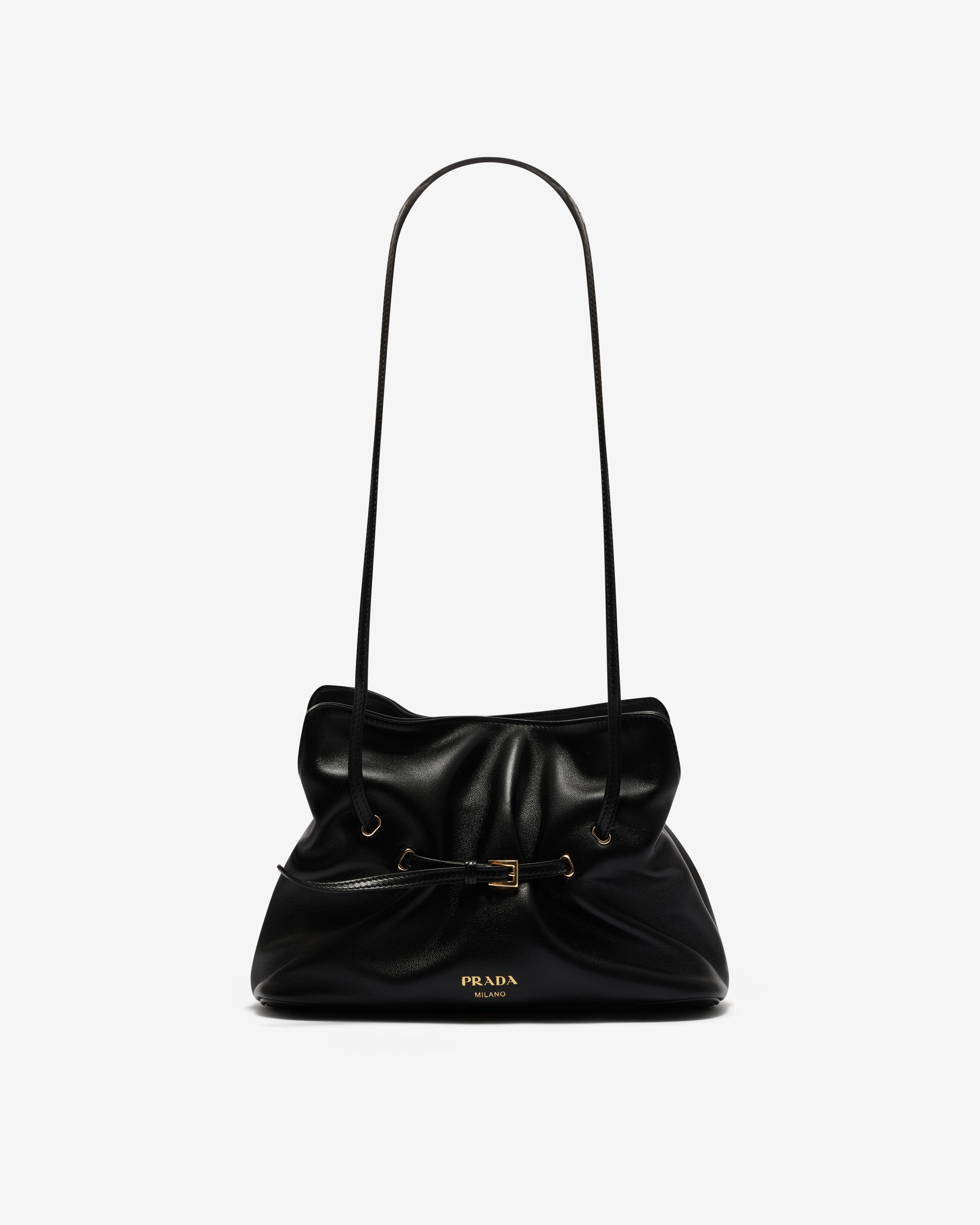 Prada - Women’s Small Prada Dada Nappa Leather Bag - (Black) by PRADA