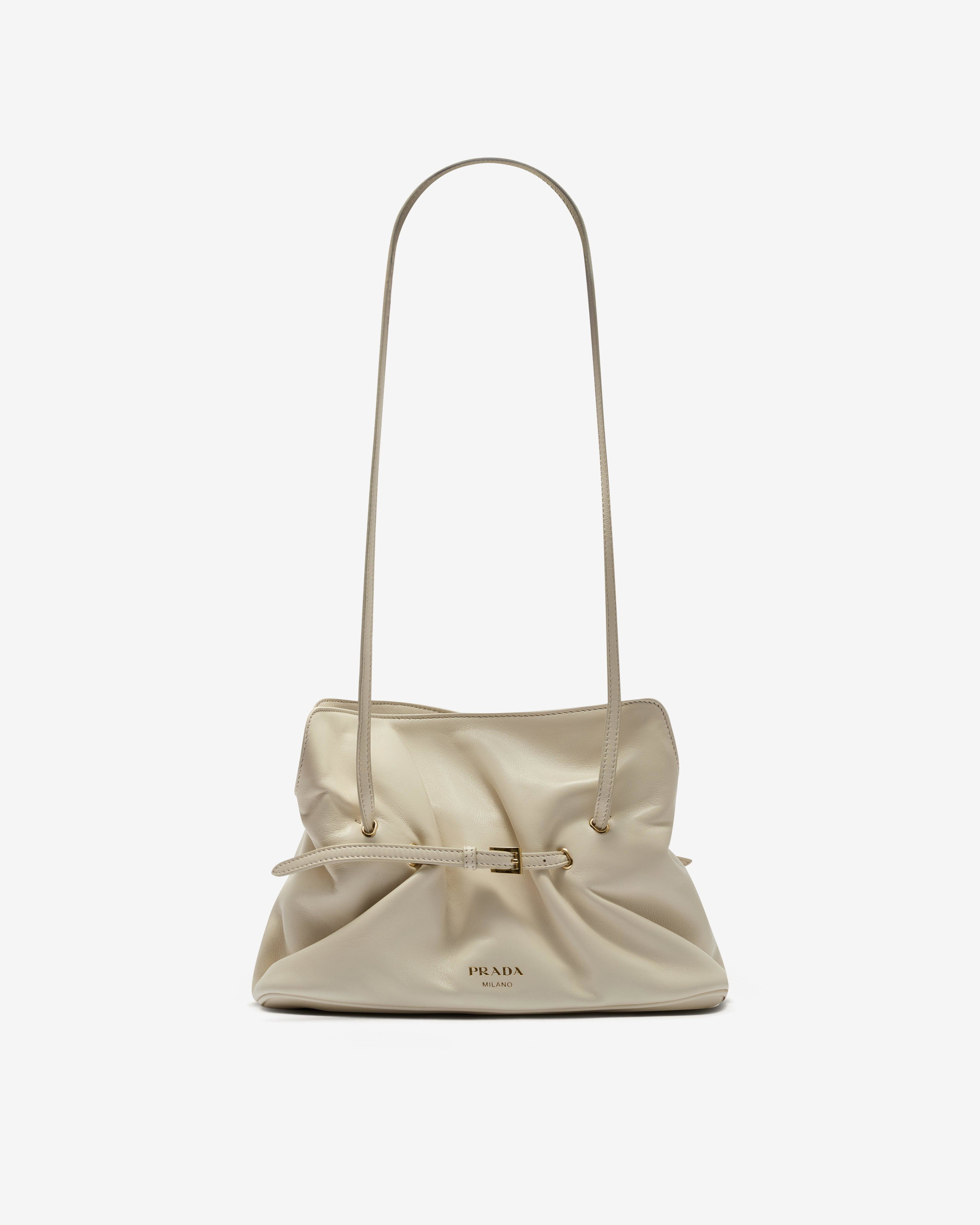 Prada - Women’s Small Prada Dada Nappa Leather Bag - (Ivory) by PRADA