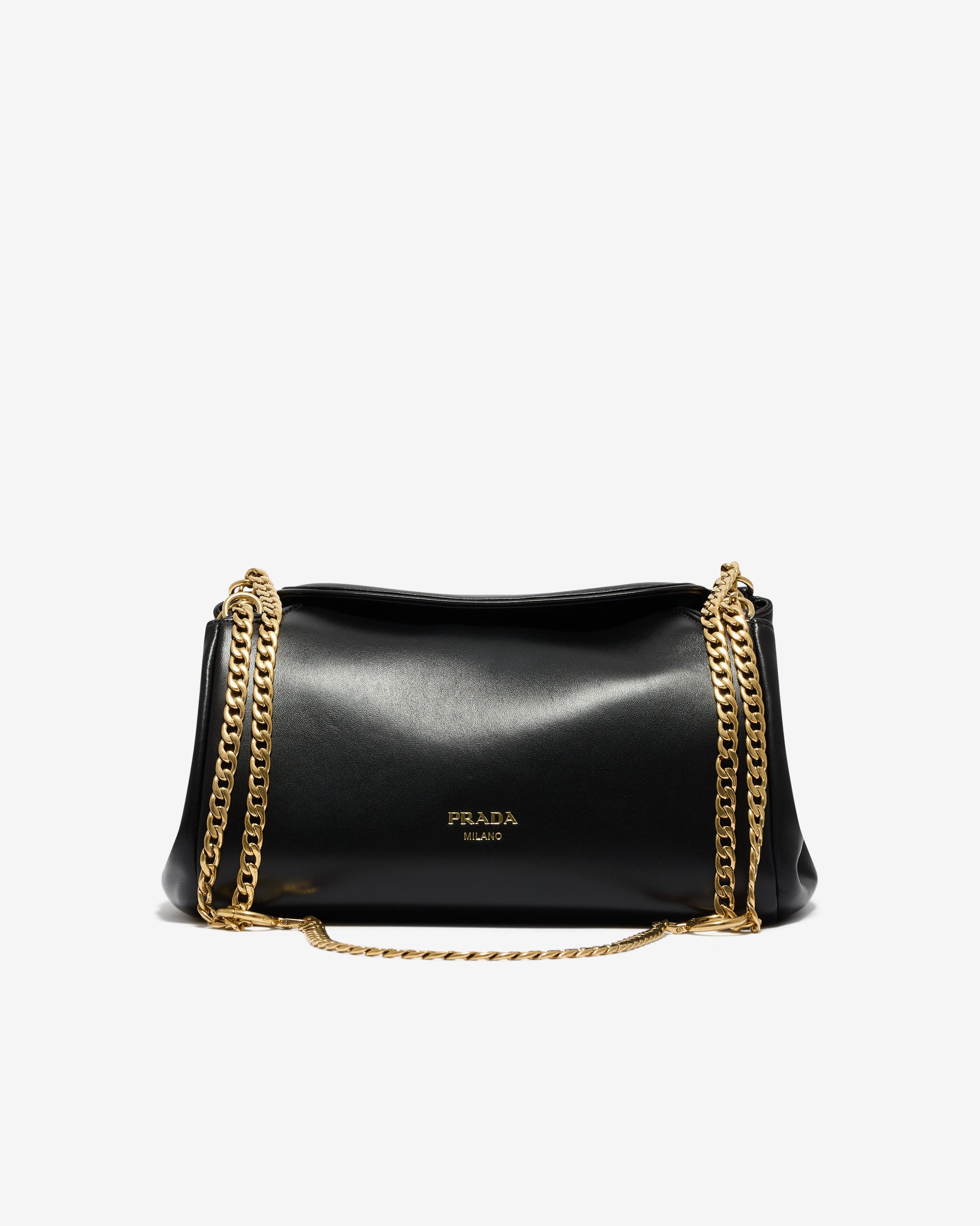 Prada - Women’s Small Prada Tumulte Nappa Leather Bag - (Black) by PRADA