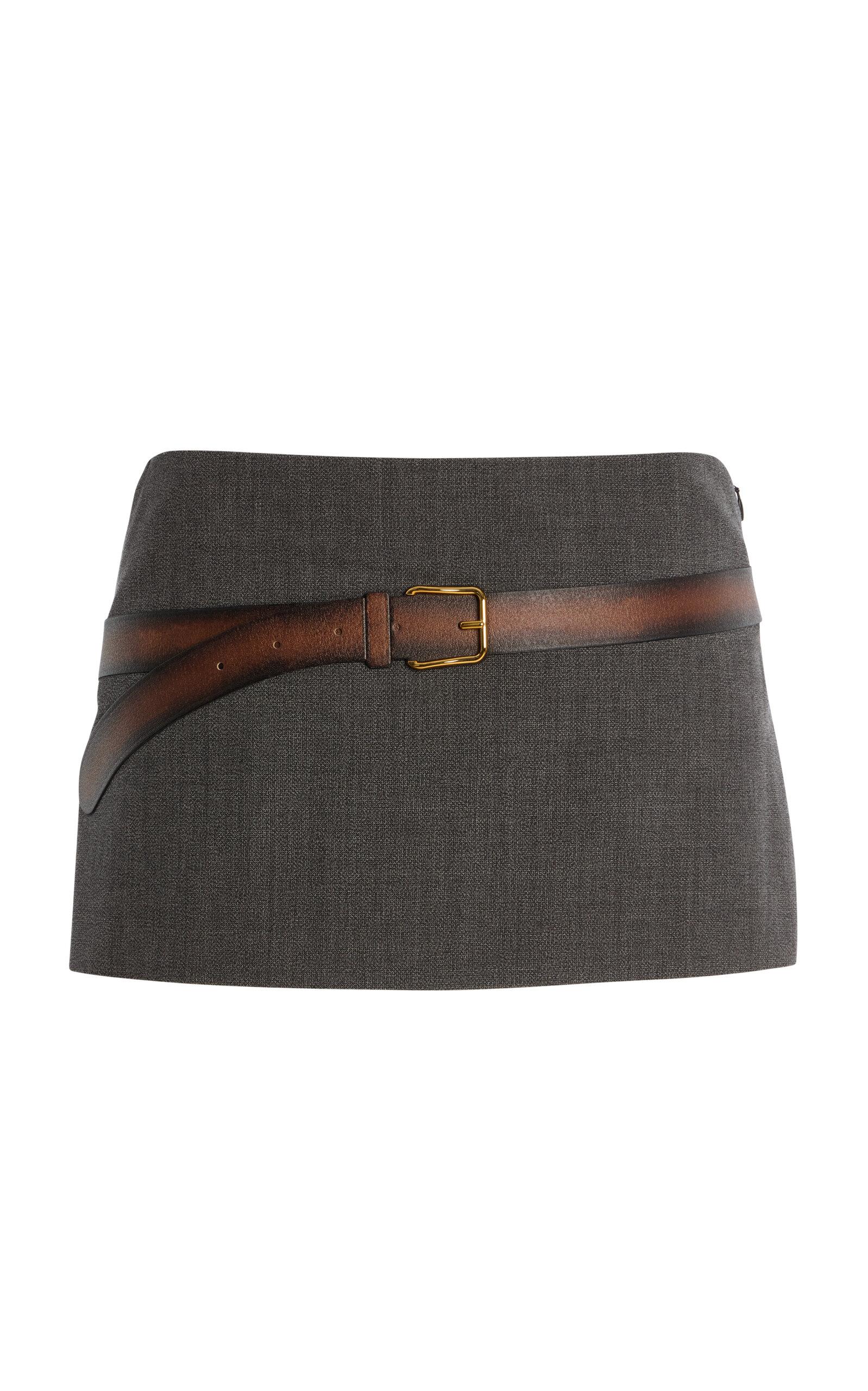 Prada Wool Midi Skirt - Moda Operandi by PRADA