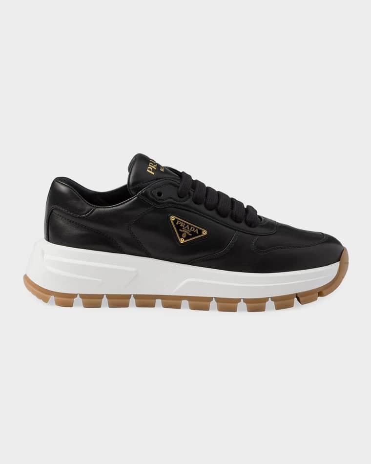 Prax 01 Leather Sneakers by PRADA
