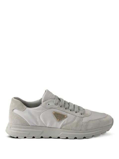 Prax 2.0 suede-detail sneakers by PRADA
