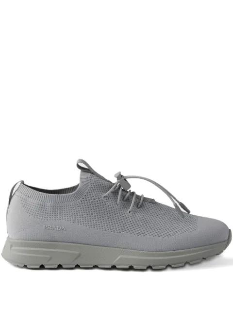 Prax knit sneakers by PRADA