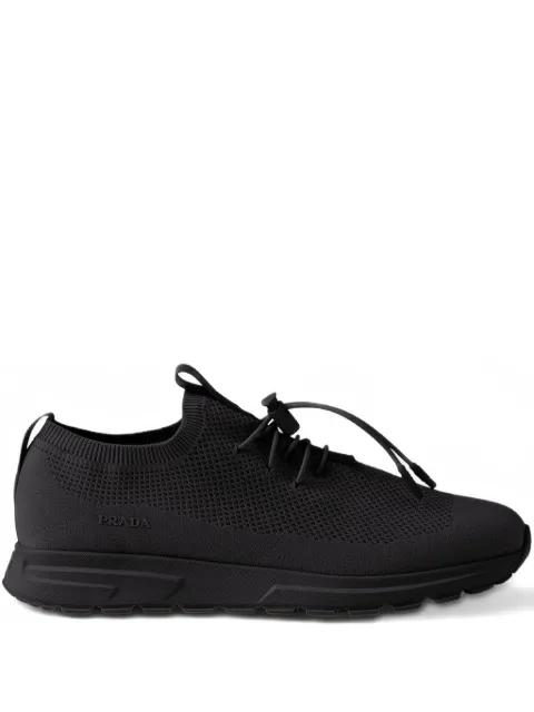 Prax stretch knit sneakers by PRADA