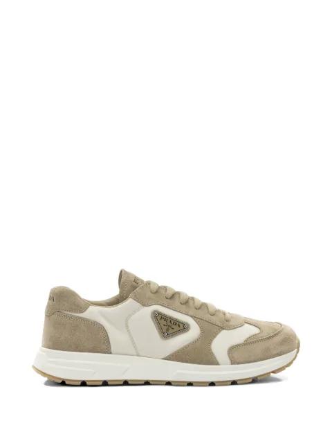 Prax suede and Re-Nylon sneakers by PRADA