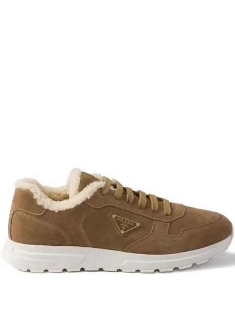 Prax suede sneakers by PRADA
