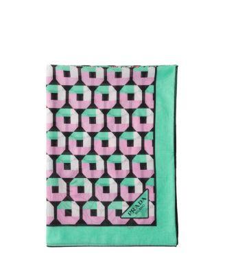 Printed Cotton Beach Sarong by PRADA
