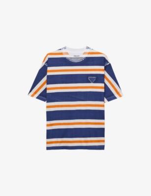 Printed Cotton-Jersey T-Shirt by PRADA