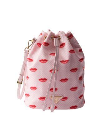 Printed Re-Nylon Pouch by PRADA