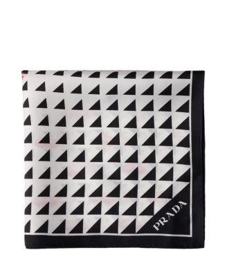 Printed Silk Twill Scarf 55 by PRADA