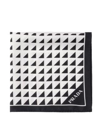 Printed Silk Twill Scarf 55 by PRADA