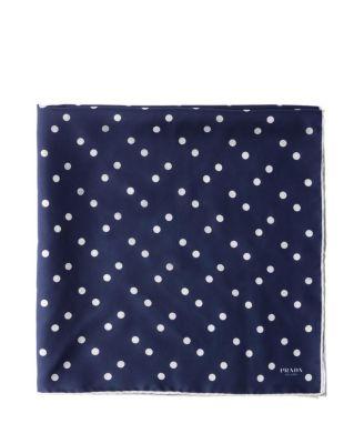 Printed Silk Twill Scarf 65 by PRADA