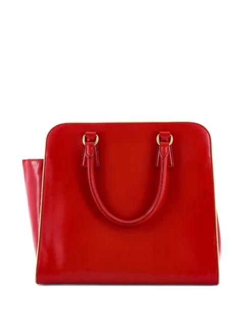 Promenade Bag Vernice Saffiano Leather Medium satchel by PRADA 
