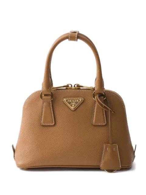Promenade Saffiano-leather mini bag by PRADA