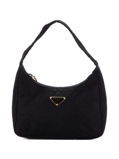Quilted Tessuto Small hobo bag by PRADA 