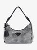 Re-Edition 2000 Crystal Embellished Satin Mini hobo bag by PRADA Re-Edition 2000 Crystal Embellished Satin Mini hobo bag by PRADA