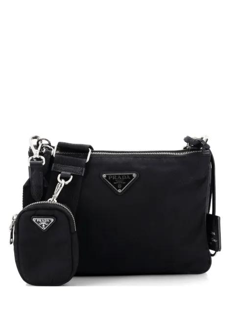 Re-Edition 2000 Double Zip Shoulder Bag Tessuto Small crossbody bag by PRADA 