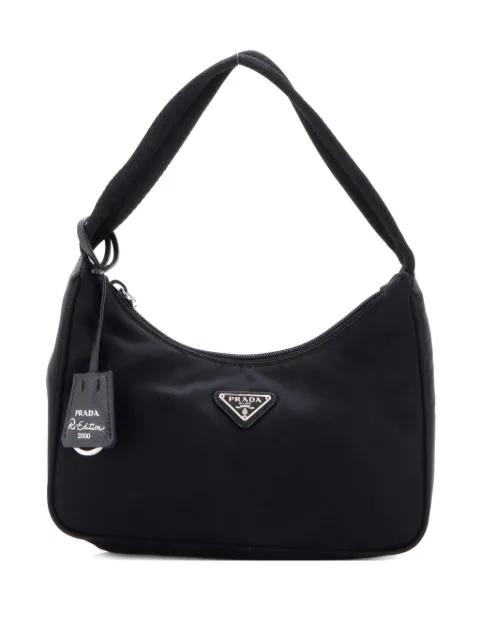 Re-Edition 2000 Tessuto Mini hobo bag by PRADA 
